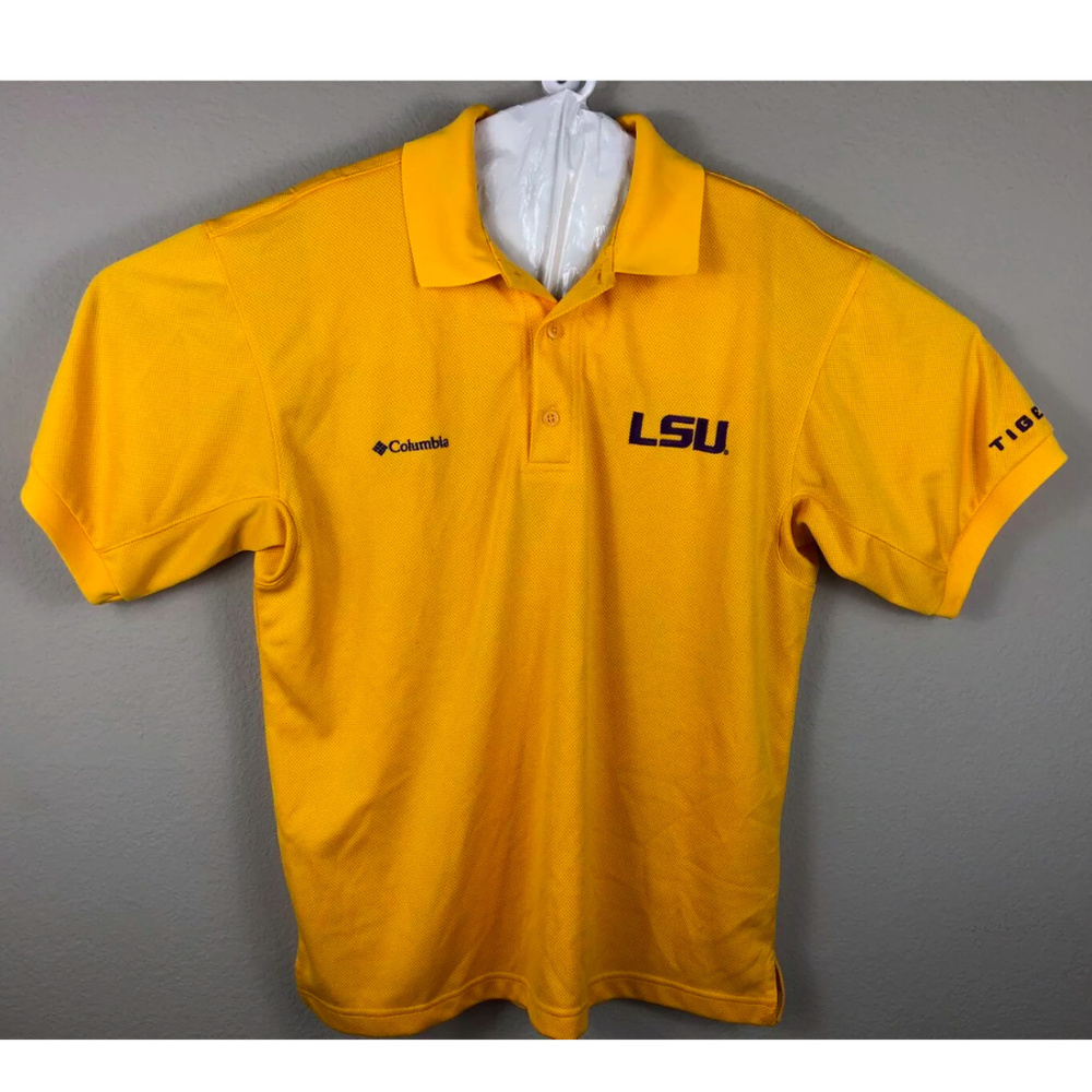 Columbia Bone Head Omni Shade LSU Fishing Shirt